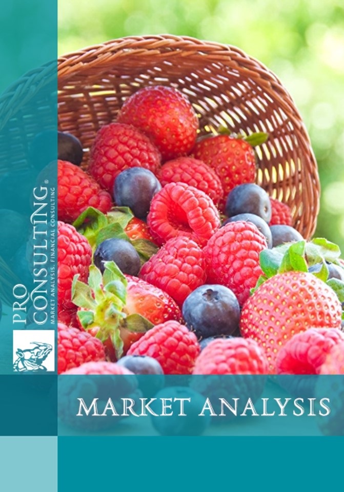 Ukrainian berries (strawberry, raspberry, black currant) Market Research Report. 2017